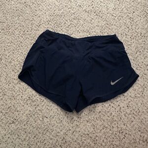 Nike Women's Navy Blue Athletic Track Running Shorts